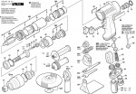 Bosch 0 607 361 101 400 WATT-SERIE Pneumatic Vertical Grinde Spare Parts